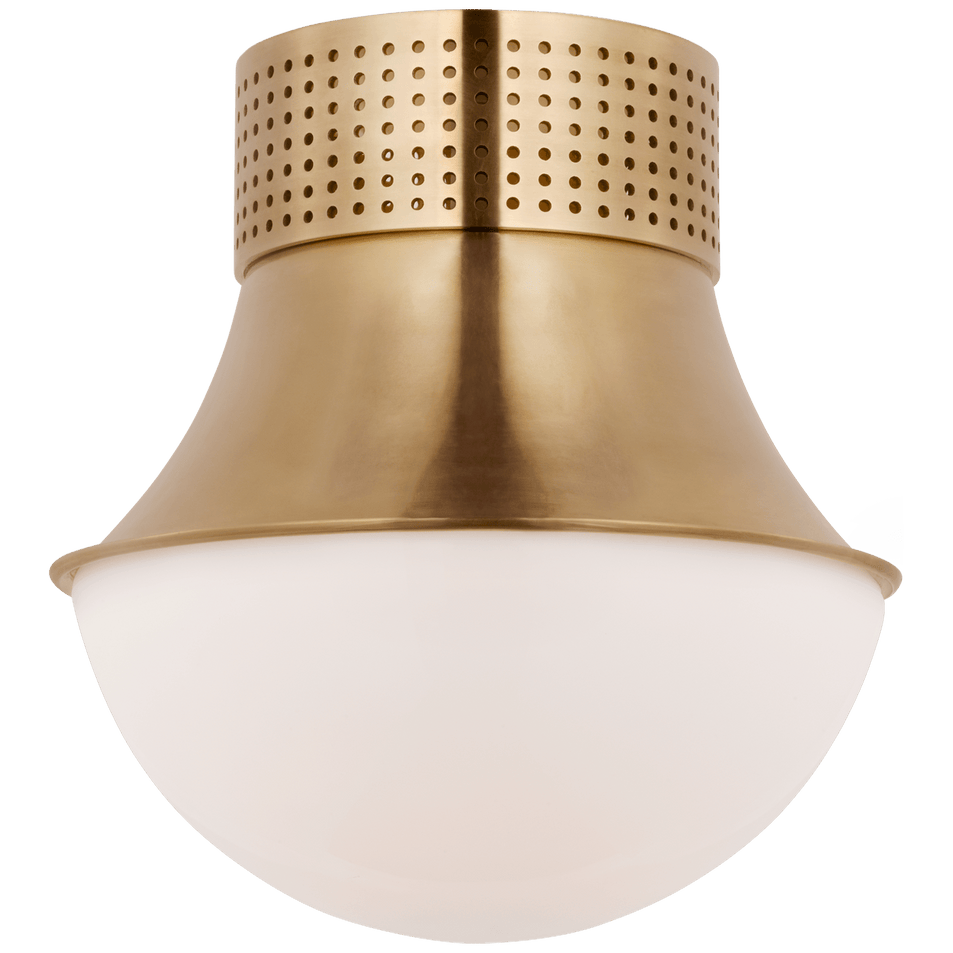 Precision 9" Flush Mount, a premium Flush Mount light by VCGallery Italy. Close - up image of its design.