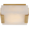 Antique-Burnished Brass with Alabaster / Alabaster
