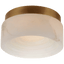 Antique-Burnished Brass with Alabaster / Alabaster