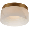 Antique-Burnished Brass with Alabaster / Alabaster
