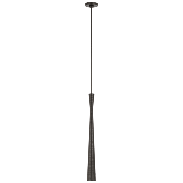 Utopia Tall Pendant in Aged Iron