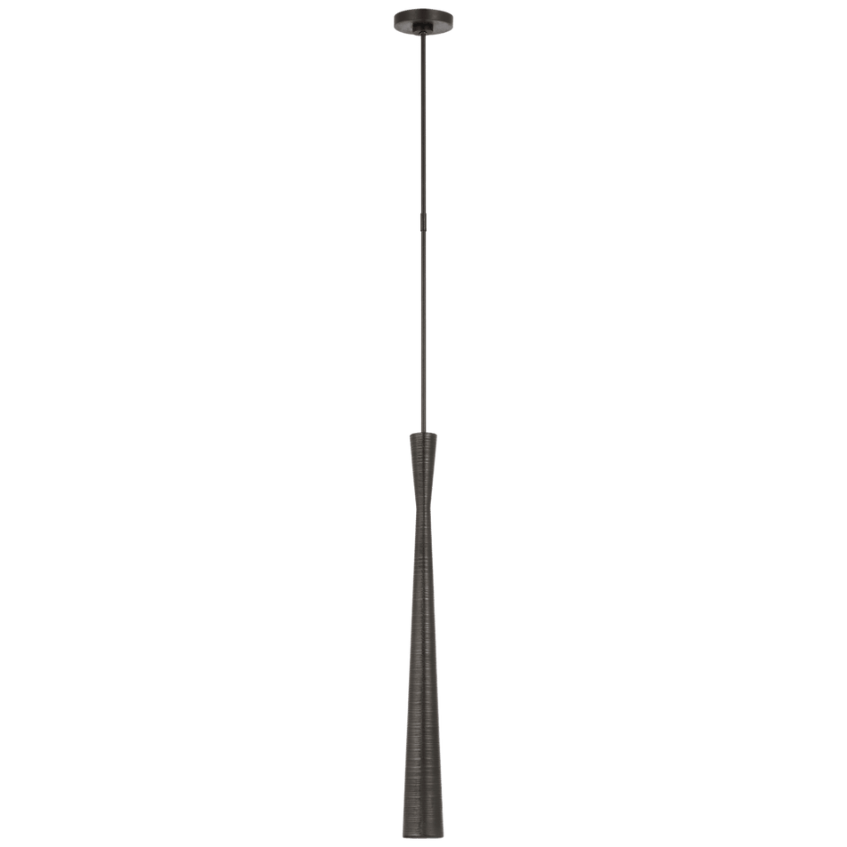 Utopia Tall Pendant in Aged Iron