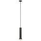 Precision Petite Elongated Pendant in Bronze with White Glass