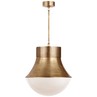 Antique-Burnished Brass / Біле скло