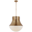 Antique-Burnished Brass / Біле скло