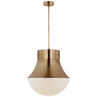Antique-Burnished Brass / Біле скло