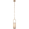 Antique-Burnished Brass with Alabaster / Alabaster