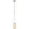 Polished Nickel with Alabaster / Alabaster