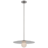 Polished Nickel with Alabaster / Alabaster