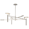 Polished Nickel with Alabaster / Alabaster