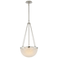 Polished Nickel with Alabaster / Alabaster