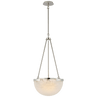 Polished Nickel with Alabaster / Alabaster