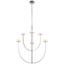 Polished Nickel with Alabaster / Alabaster