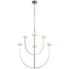 Polished Nickel with Alabaster / Alabaster
