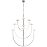Polished Nickel with Alabaster / Alabaster