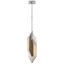 Polished Nickel with Alabaster / Alabaster