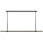 Axis Large Linear Pendant in Bronze
