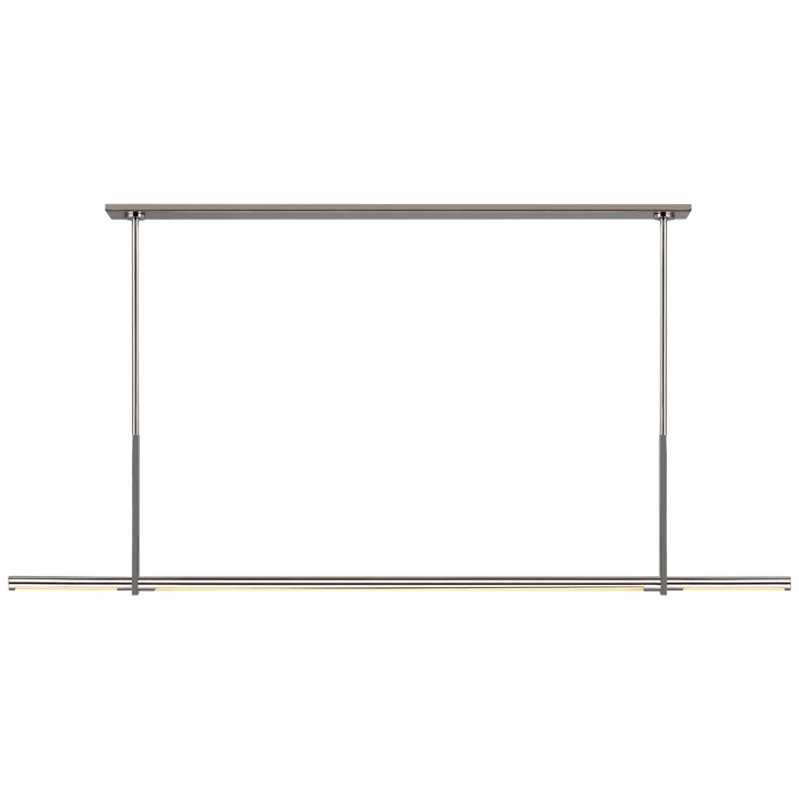 Axis Large Linear Pendant in Polished Nickel