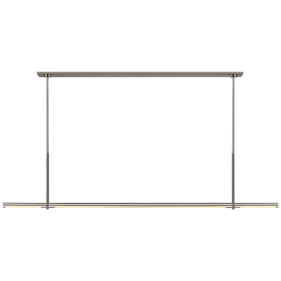 Axis Large Linear Pendant in Polished Nickel