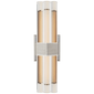 Fascio 14" Sconce in Polished Nickel with Crystal