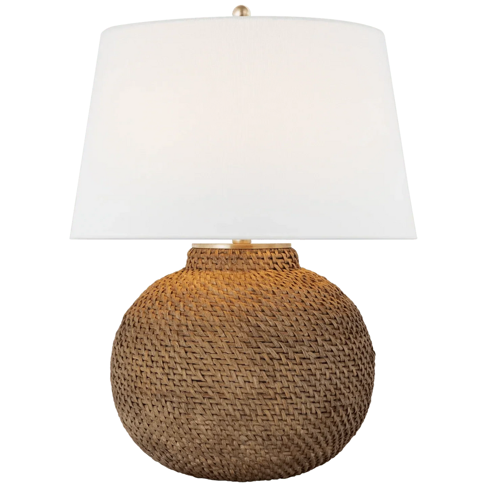 Avedon Small Table Lamp, a premium Decorative light by Visual Comfort. Close - up image of its design.