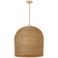 Nancy 25" Woven Hanging Shade, a premium Hanging Shade light by VCGallery Italy. Close - up image of its design.