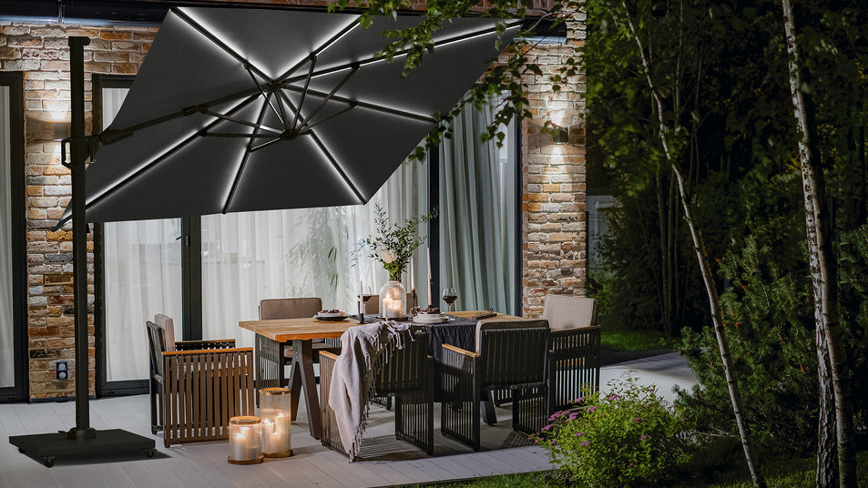 Neo T2 Led Free-arm Parasol