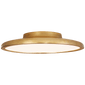 Dot 13" Flush Mount in Natural Brass