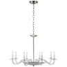 Clear Glass and Polished Nickel