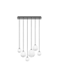 Підвісний світильник Puppet Medium - Matt Black / Білий затінений / G9