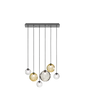 Підвісний світильник Puppet Medium - Matt Black / Багатоколірний 1 / G9