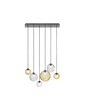 Підвісний світильник Puppet Medium - Matt Black / Багатоколірний 2 / G9