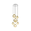 Glossy Chrome / Бурштиновий прозорий / G9