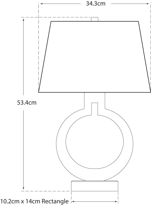 Настільна лампа Ring Form Small Креслення