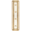 Hand-Rubbed Antique Brass and Polished Nickel / Прозоре скло