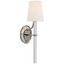 Polished Nickel and Clear Wavy Glass / Льон