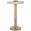 Hand-Rubbed Antique Brass and Alabaster