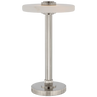 Polished Nickel and Alabaster