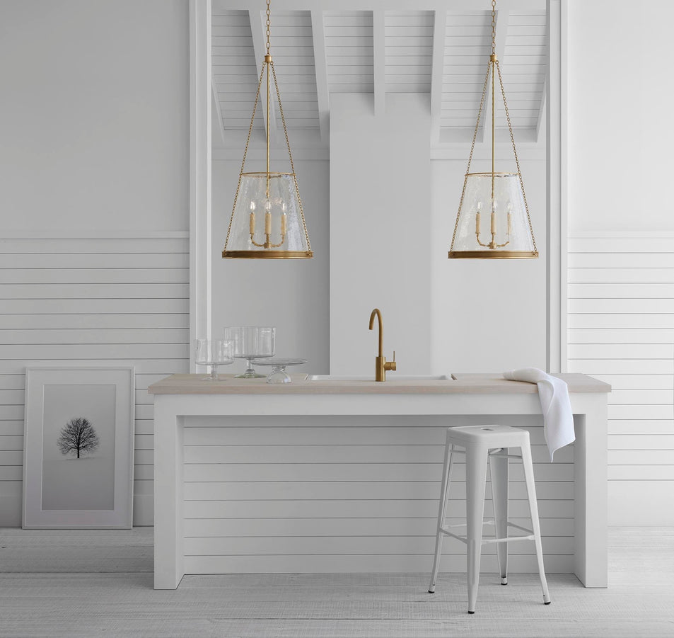 Reese 18" Pendant, a premium Pendant light by Visual Comfort. Close - up image of its design.