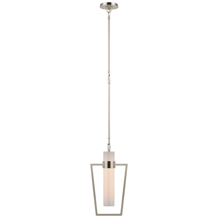 Presidio Petite Caged Pendant, a premium Pendant light by Visual Comfort & Co. Close - up image of its design.
