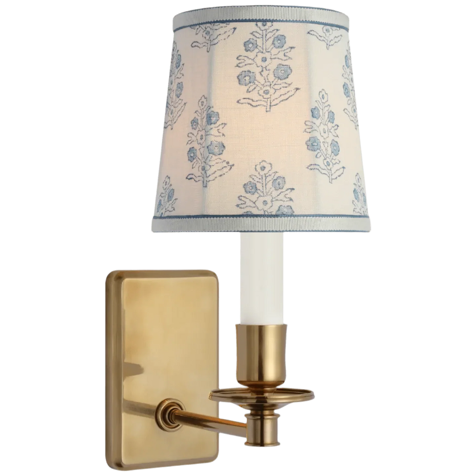 Tara Small Sconce, a premium Decorative light by Visual Comfort & Co. Close - up image of its design.