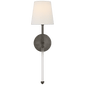 Camille Sconce in Bronze with Linen Shade