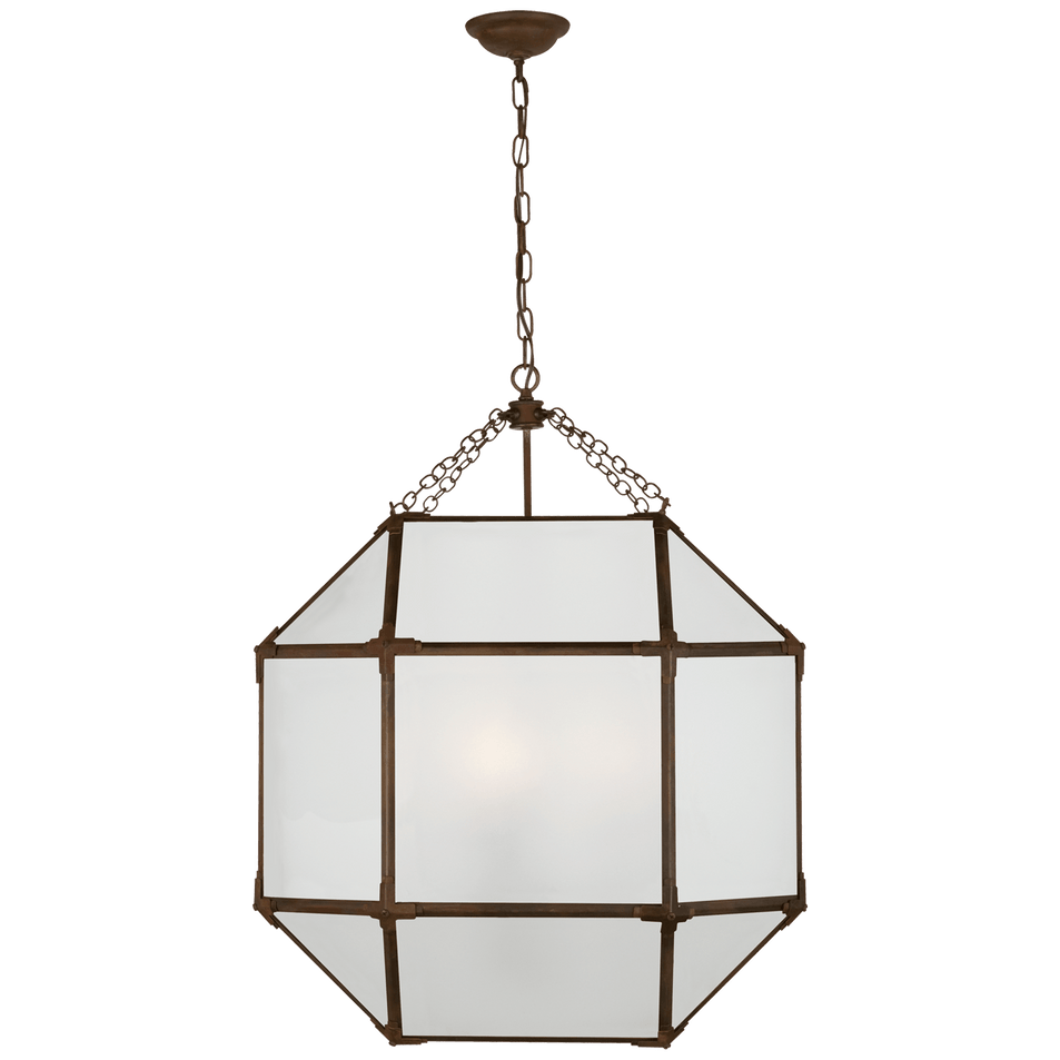 Morris Large Lantern, a premium Lantern light by VCGallery Italy. Close - up image of its design.