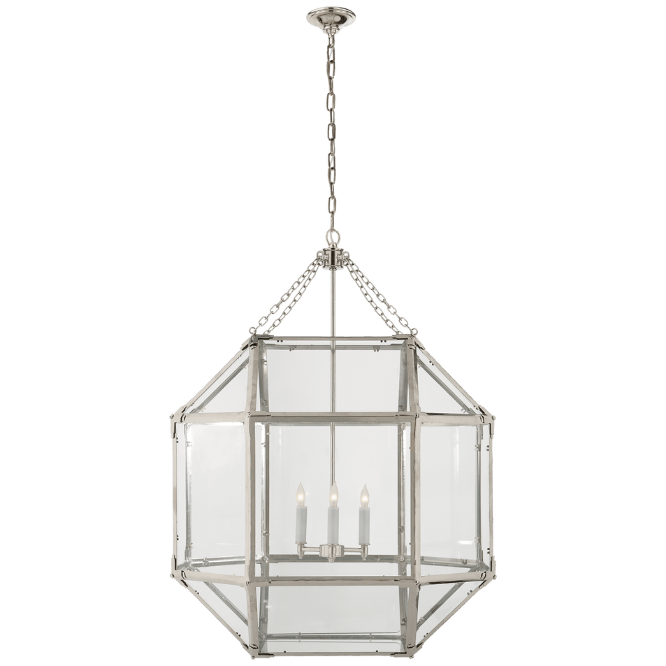 Morris Large Lantern, a premium Lantern light by VCGallery Italy. Close - up image of its design.