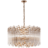 Hand-Rubbed Antique Brass with Clear Acrylic / Прозорий акрил