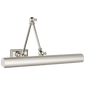 Cabinet Maker 18" Double Library Light in Polished Nickel