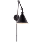 Boston Functional Double Arm Library Light in Bronze