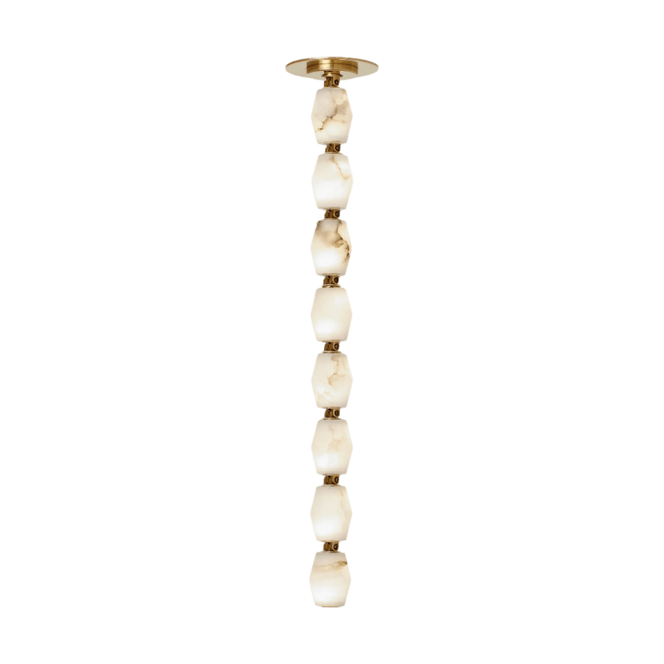 Collier Alabaster 24 Pendant, a premium Pendant light by Visual Comfort & Co. Close - up image of its design.