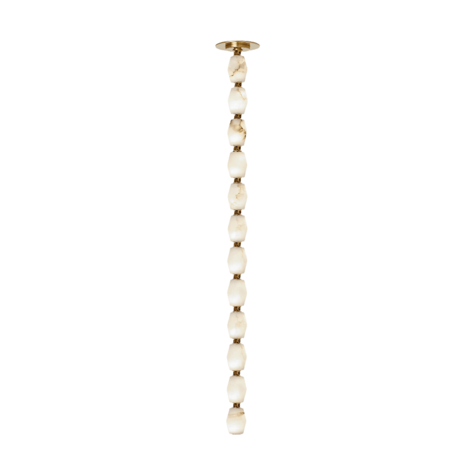 Collier Alabaster 36 Pendant, a premium Pendant light by Visual Comfort & Co. Close - up image of its design.