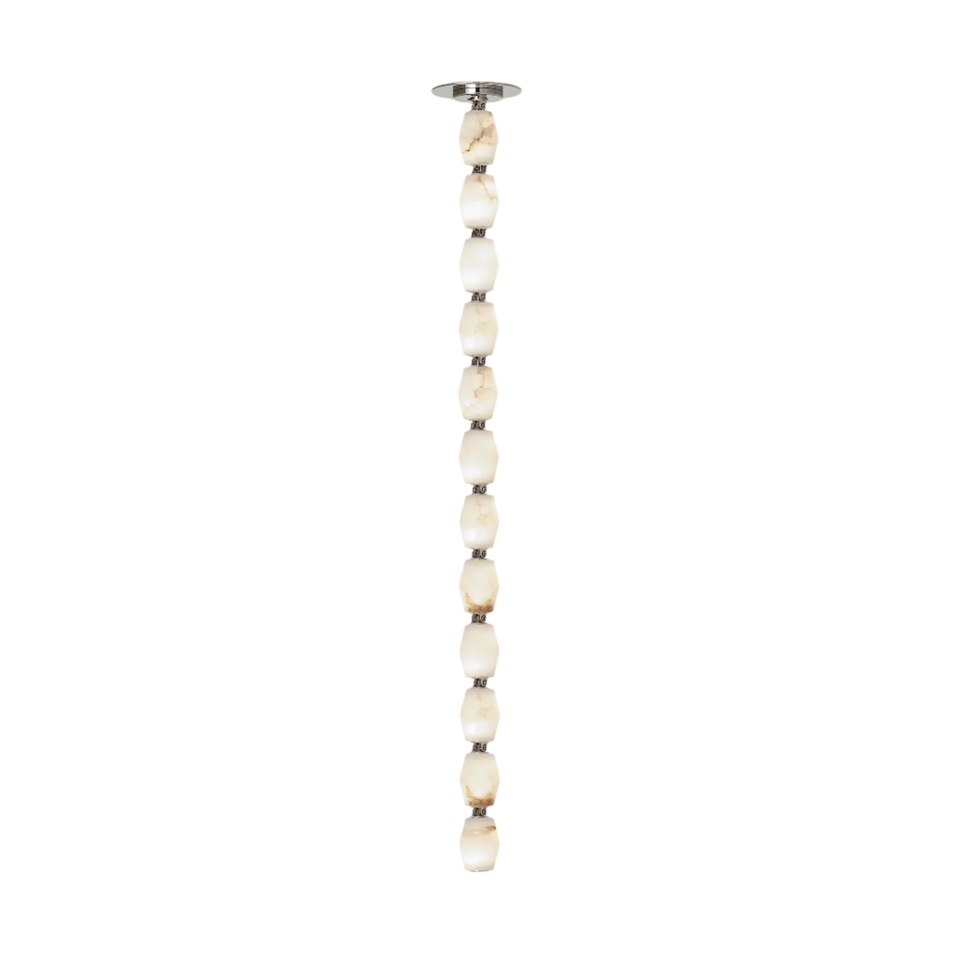 Collier Alabaster 36 Pendant, a premium Pendant light by Visual Comfort & Co. Close - up image of its design.